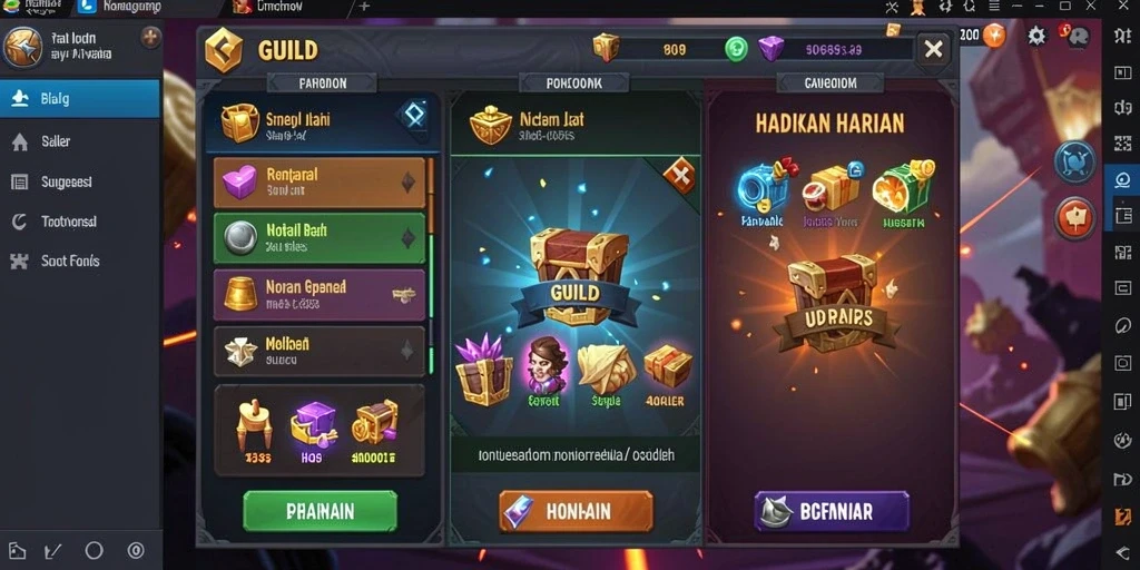 Tangkapan layar memperlihatkan fitur interaksi sosial.