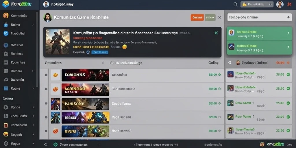 Gambaran antarmuka pengguna yang intuitif dan mudah digunakan.