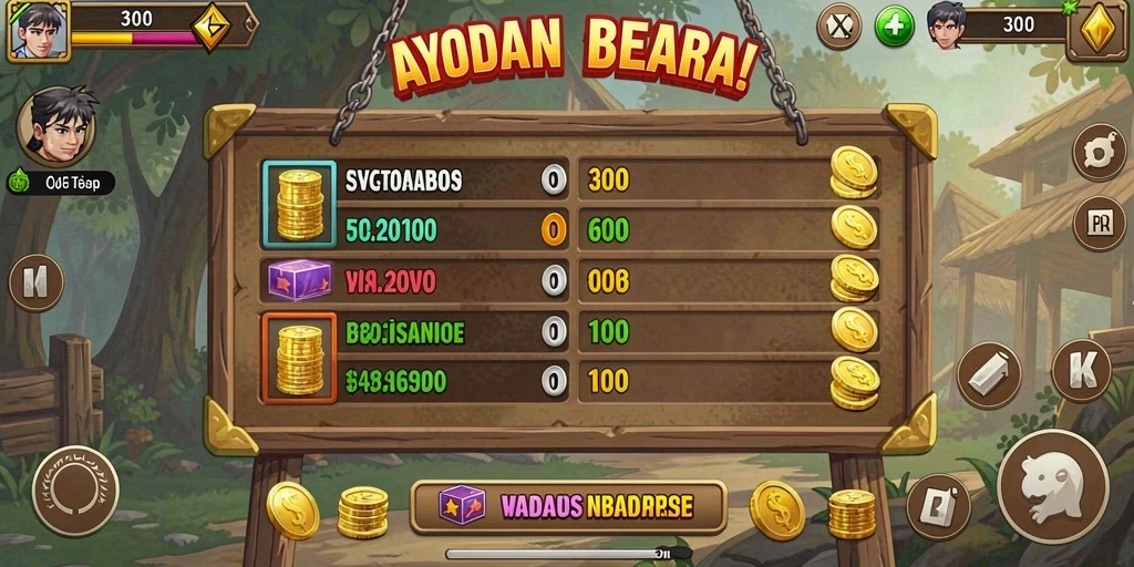 Pengaturan permainan yang mendebarkan dan penuh tantangan.