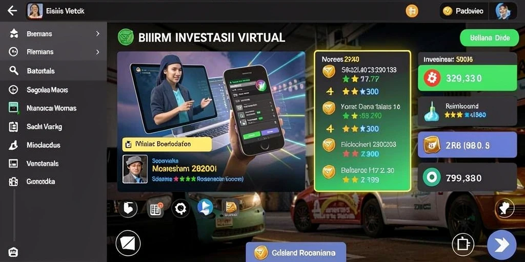 Grafik permainan yang memukau dan penuh warna.