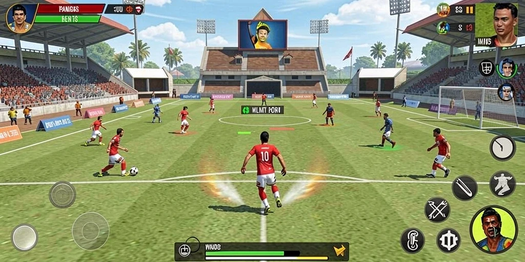 Visualisasi level dengan tantangan yang memikat.