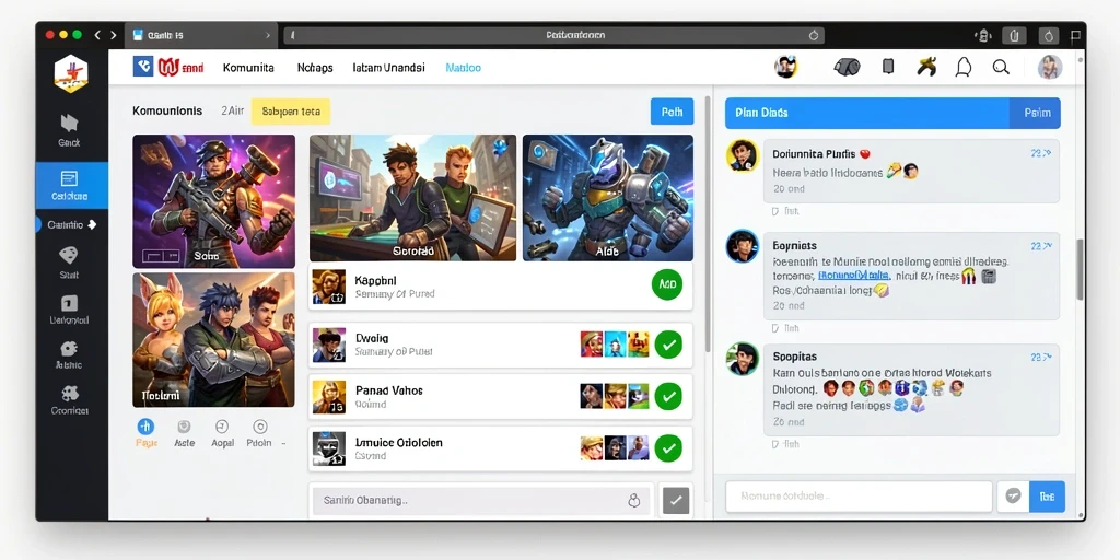 Fitur multiplayer yang menghubungkan semua pemain.