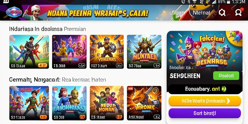 Tangkapan layar menampilkan fitur bonus yang menguntungkan.