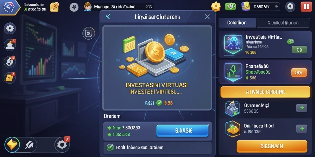 Fitur sosial memungkinkan interaksi dengan pemain lain.